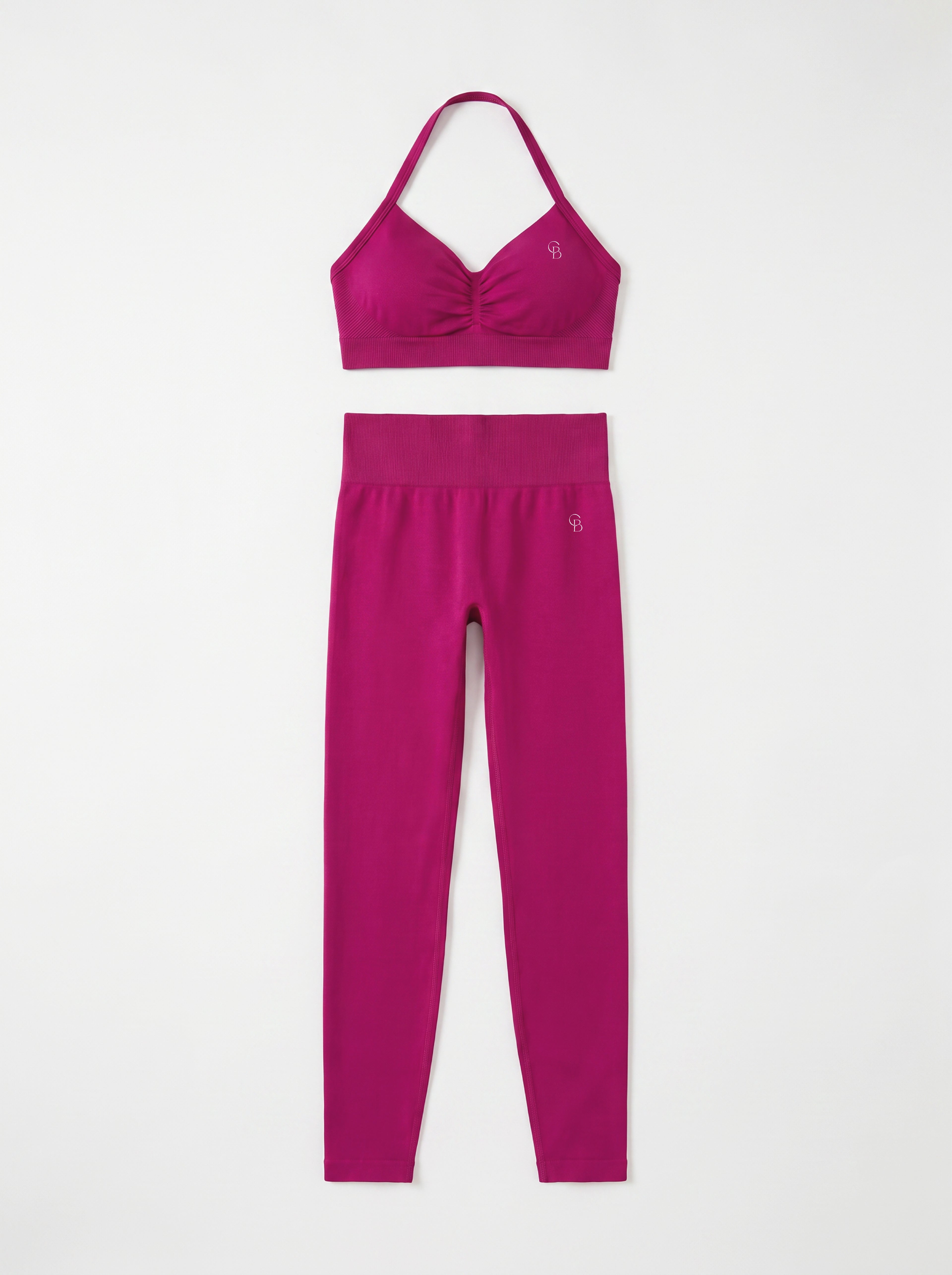 Magenta Ruched Set