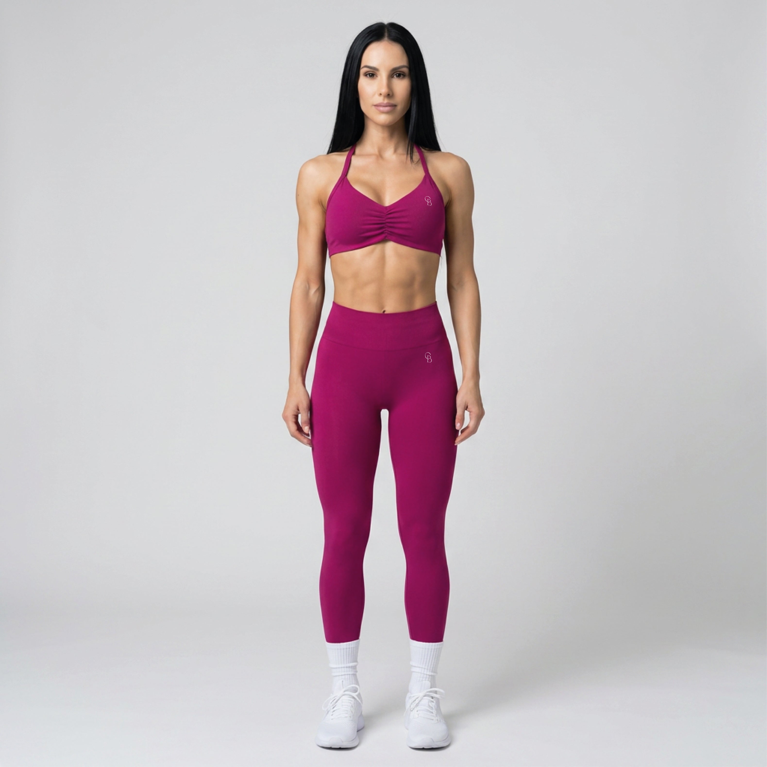 Magenta Ruched Set
